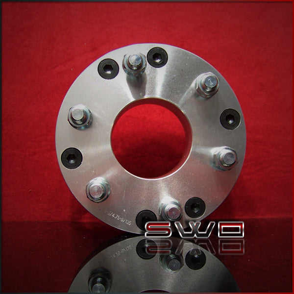 Set of 4 - 5 Lug to 6 Lug Wheel Adapter - 5x4.75 and 5x5 to 6x5.5 - 2