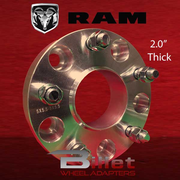 Set of 4 - 5 Lug Wheel Adapters - 5x5.5 to 5x5.5 - 2
